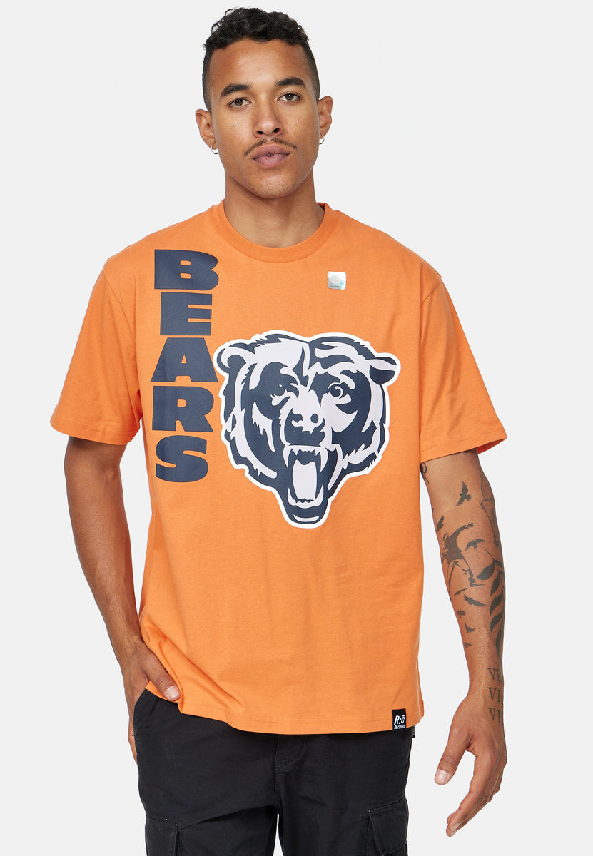 Recovered NFL Bears Oversized Orange T-Shirt by Recovered Medium