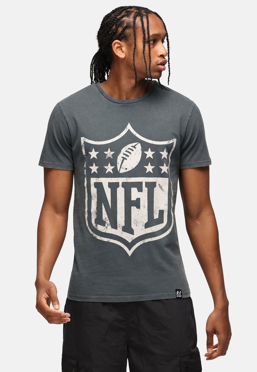 NFL Vintage Shield Black Relaxed Long Sleeve T-shirt – Recovered