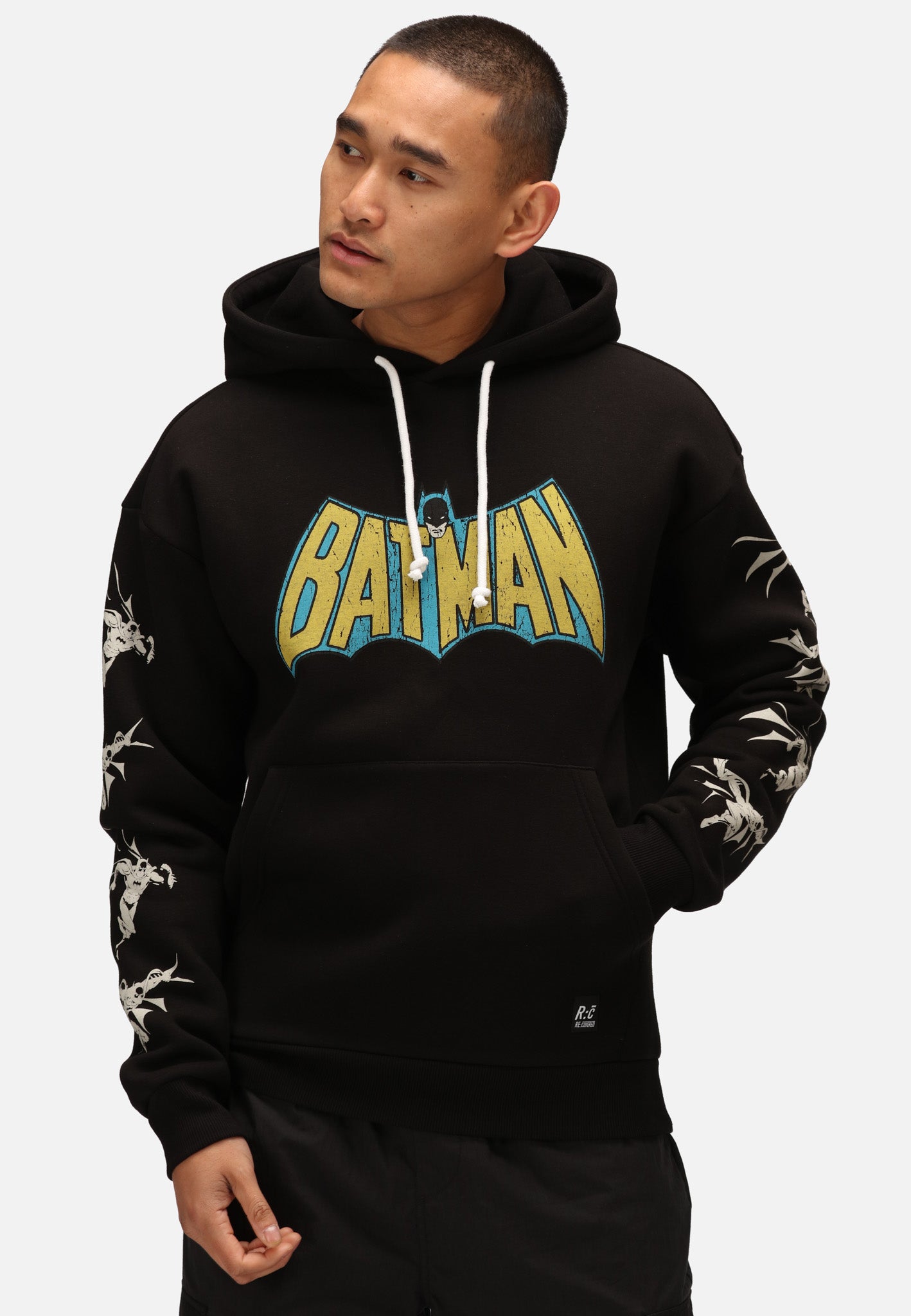 Black batman hoodie best sale