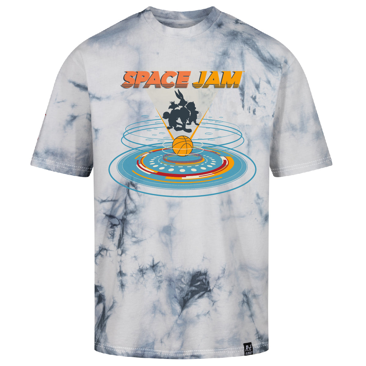 tie dye space jam shirt
