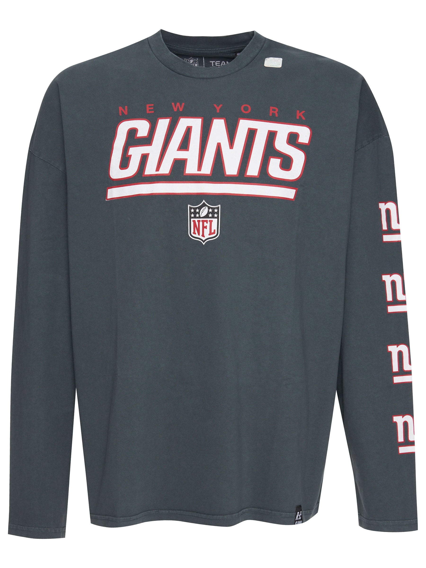 Restyled Giants Shirt Size M New York NFL Apparel Red 