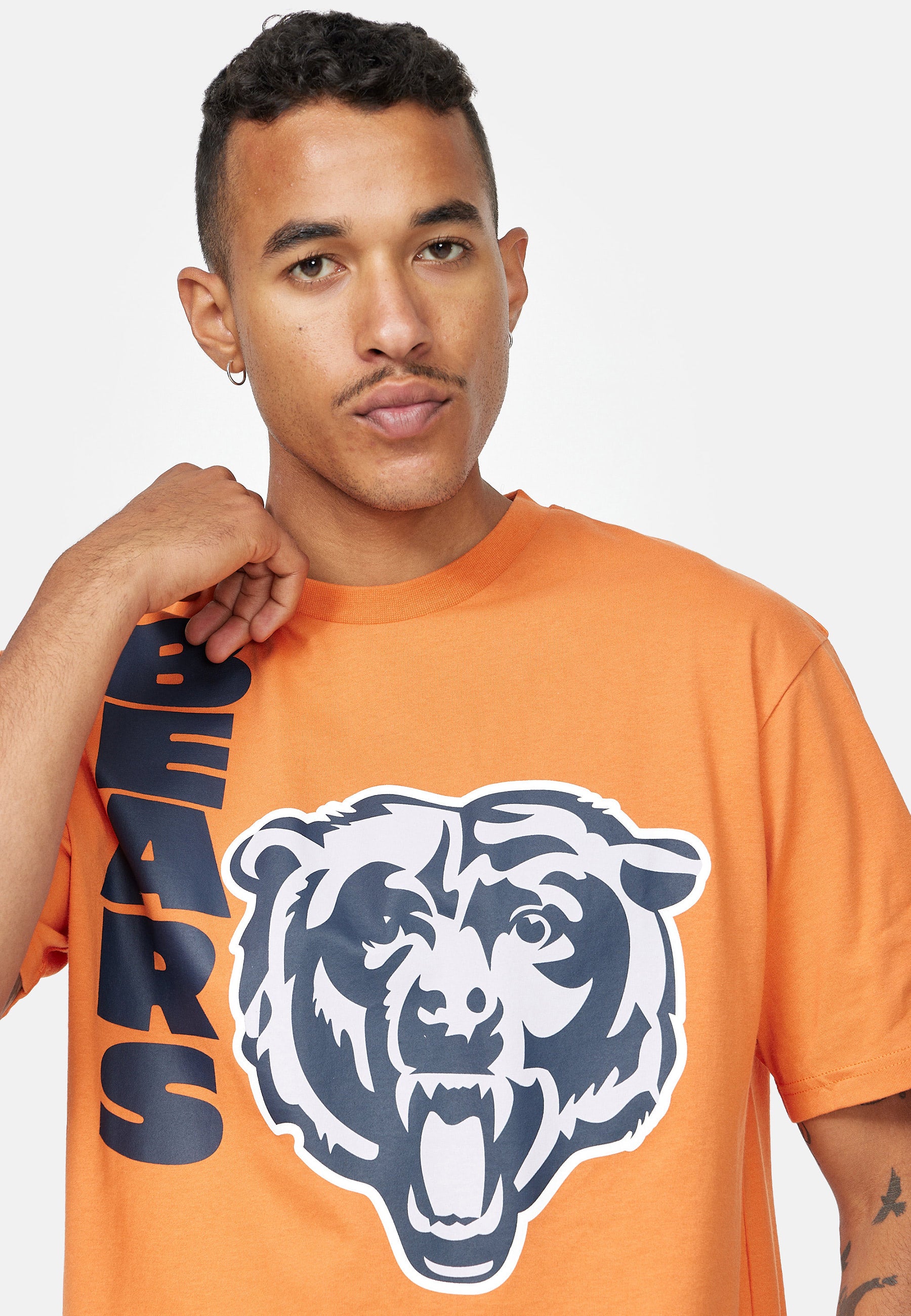 Recovered NFL Bears Oversized Orange T-Shirt by Recovered - NFL