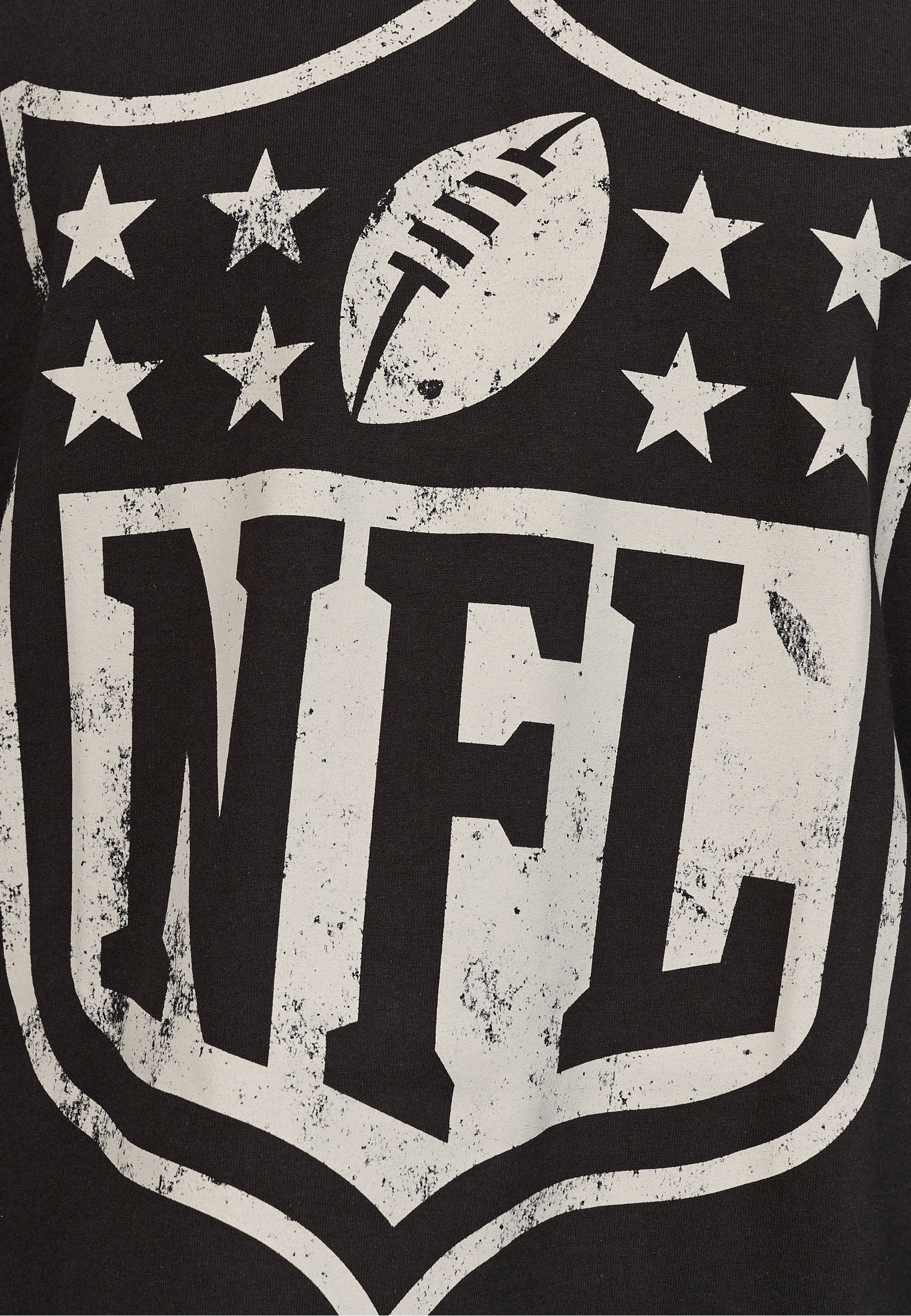 NFL Jersey T-Shirt Mens Adults American Football Shield Logo Black