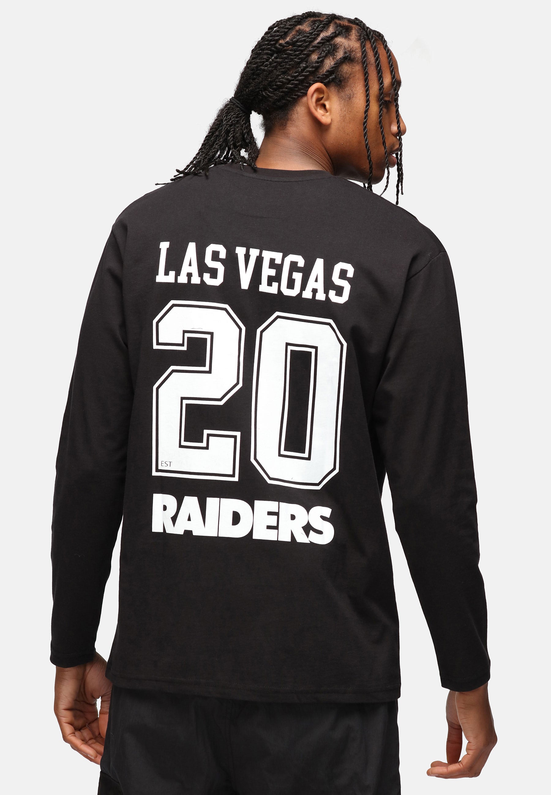 Men's Refried Apparel Black/Silver Oakland Raiders Upcycled